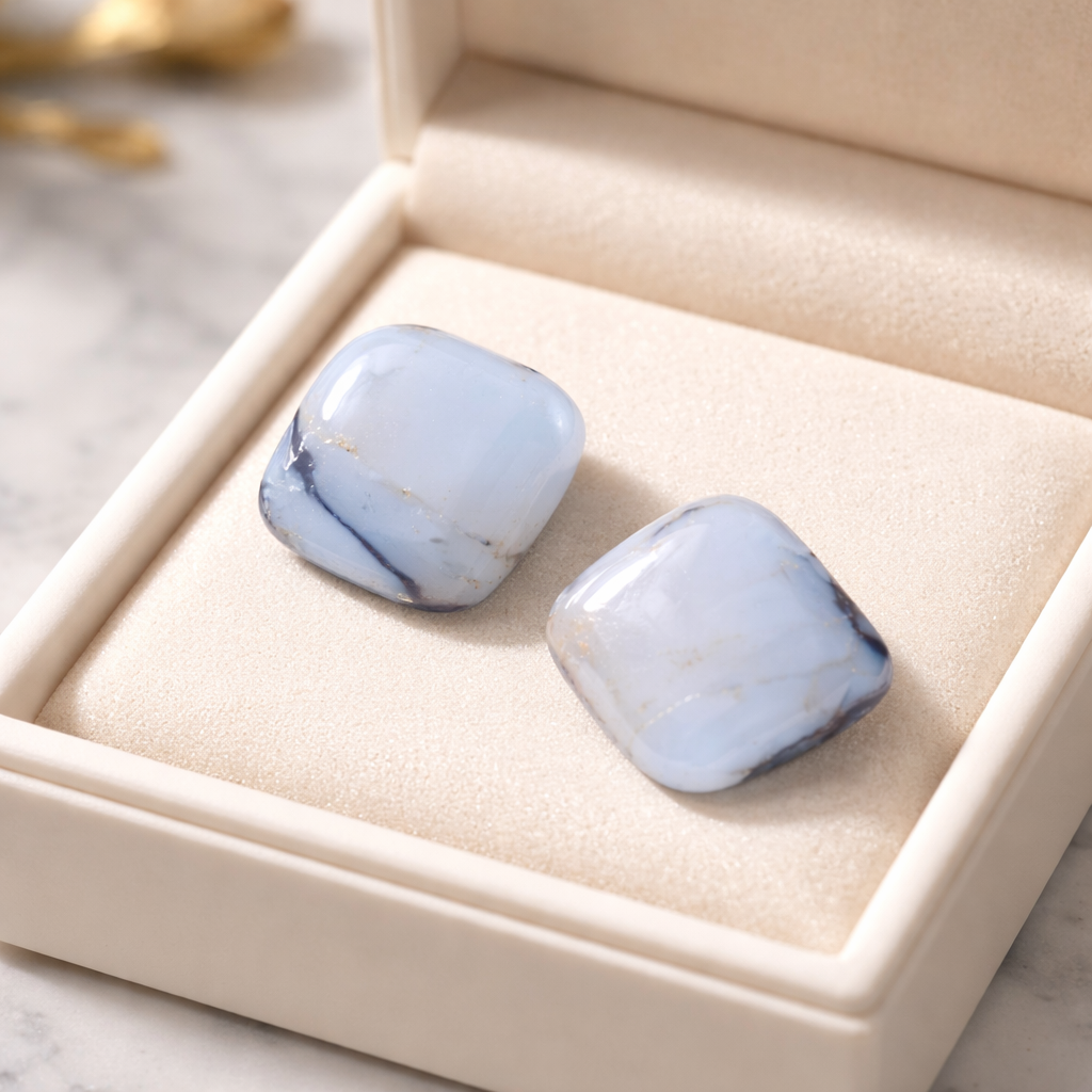 Nacre – Boucles d’oreilles acier inoxydable