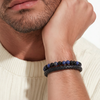 Bracelet Aska – Lapis-lazuli & Onyx