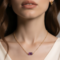 Collier Cléa – Améthyste