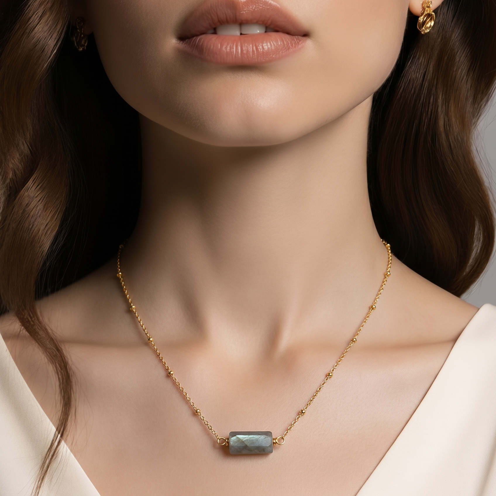 Collier Cléa – Labradorite