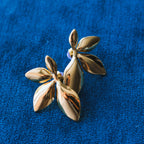 Soléa – Boucles d’oreilles dorées acier inoxydable