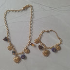 Céleste- Set collier et bracelet