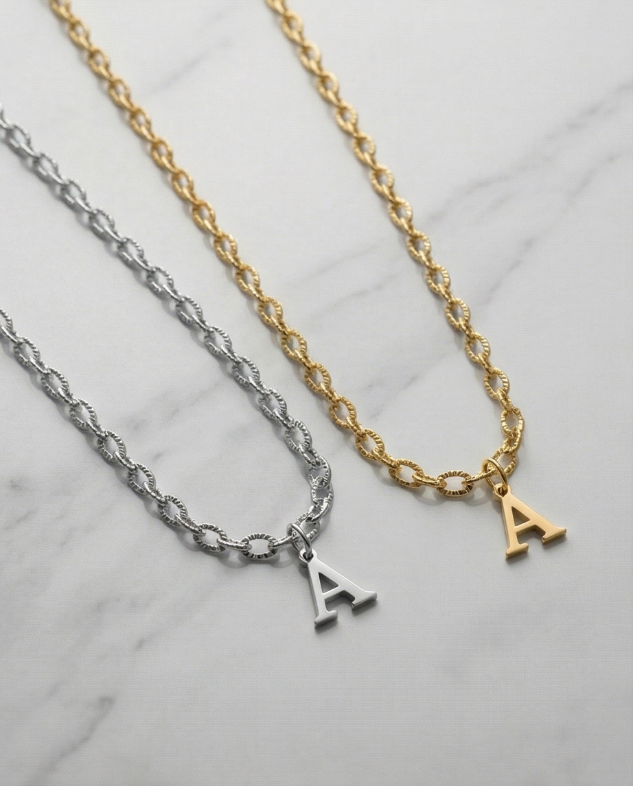 Collier breloque personnalisable