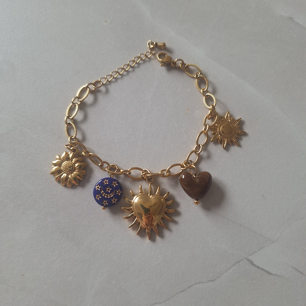 Céleste- Set collier et bracelet
