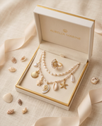 SET Océane - Parure complète perles & coquillages