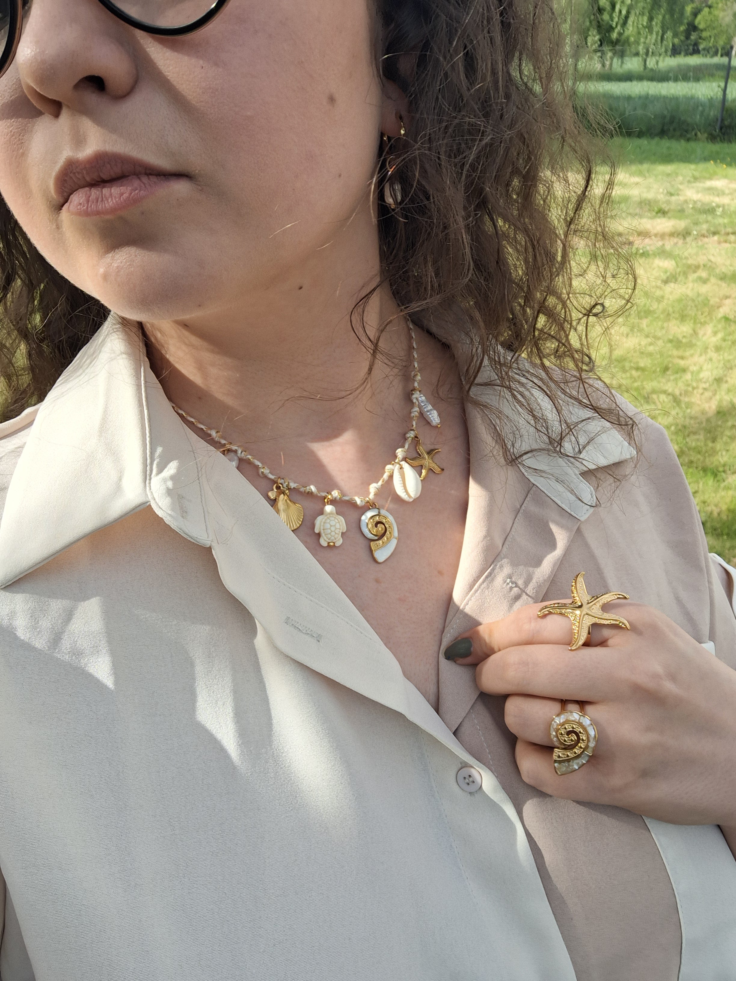 Océane - Set Collier et bague