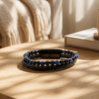 Bracelet Aska – Lapis-lazuli & Onyx